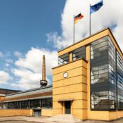Industrial architecture at Fagus Factory, Alfeld, Germany, a UNESCO World Heritage Site.